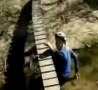 Funny Links - Chick Wipes Out On Small Bridge