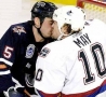 Funny Pictures - Hockey Kiss