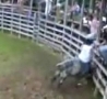 Cool Links - Bull Slams Rider's Face into Fence