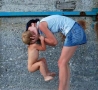 Funny Pictures - A Baby Kiss
