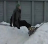 Funny Links - Roof Skiing Fail