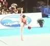 Cool Links - Talented, Flexible Gymnast's Ball Routine