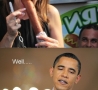 Funny Pictures - Michele Bachman Vs. Obama