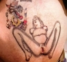  - Naughty Belly Tattoo