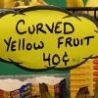 Funny Pictures - Curved Yellow Fruit