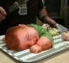 Cool Links - Slicing A Realistic-Looking Baby Cake
