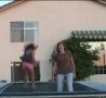 Funny Links - Girl Plunges Through Trampoline