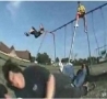 Cool Links - Backflip Off Swing With A Nut Shot FAIL!