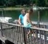 Funny Links - Girl Falls Into Lake