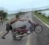 Funny Links - Kid Rides Scooter Off Cliff