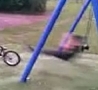 Funny Links - AWESOME Flip From Swing Onto BMX!