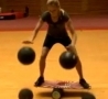 Cool Links - Girl On Indo Board Dribbles Five Balls At Once