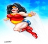 Funny Pictures - Fat Wonder Woman