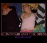 Cool Pictures - Blonde Hair and Pink Dress