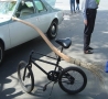 Weird Funny Pictures - Broom Stick Bike