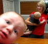 Funny Pictures - Intentional Baby Photobomb