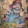Cool Pictures - Huge Mario Back Tattoo