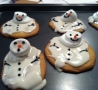 Funny Pictures - Melting Snowman Cookies