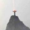 Cool Pictures - Lightning Christ
