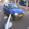 Cool Pictures - Pole Destroys A Car