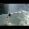 WTF Links - Swimming at the Top of Waterfall