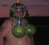 Funny Pictures - Watermelon Man